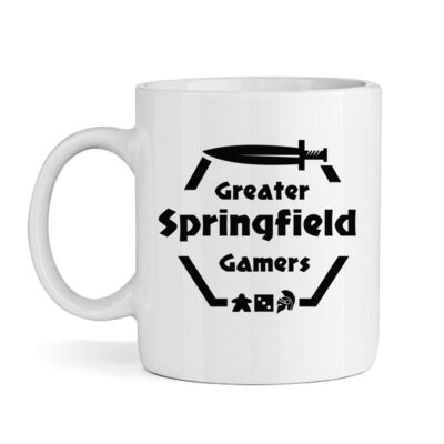Black and White Logo Coffee Mug Thumbnail